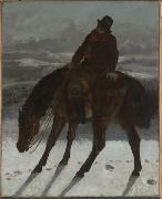 Gustave Courbet Hunter on Horseback china oil painting artist